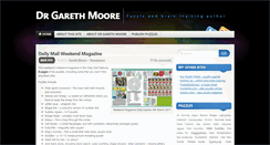 Desktop Screenshot of garethmoore.co.uk