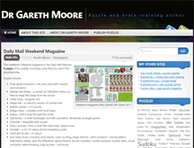 Tablet Screenshot of garethmoore.co.uk